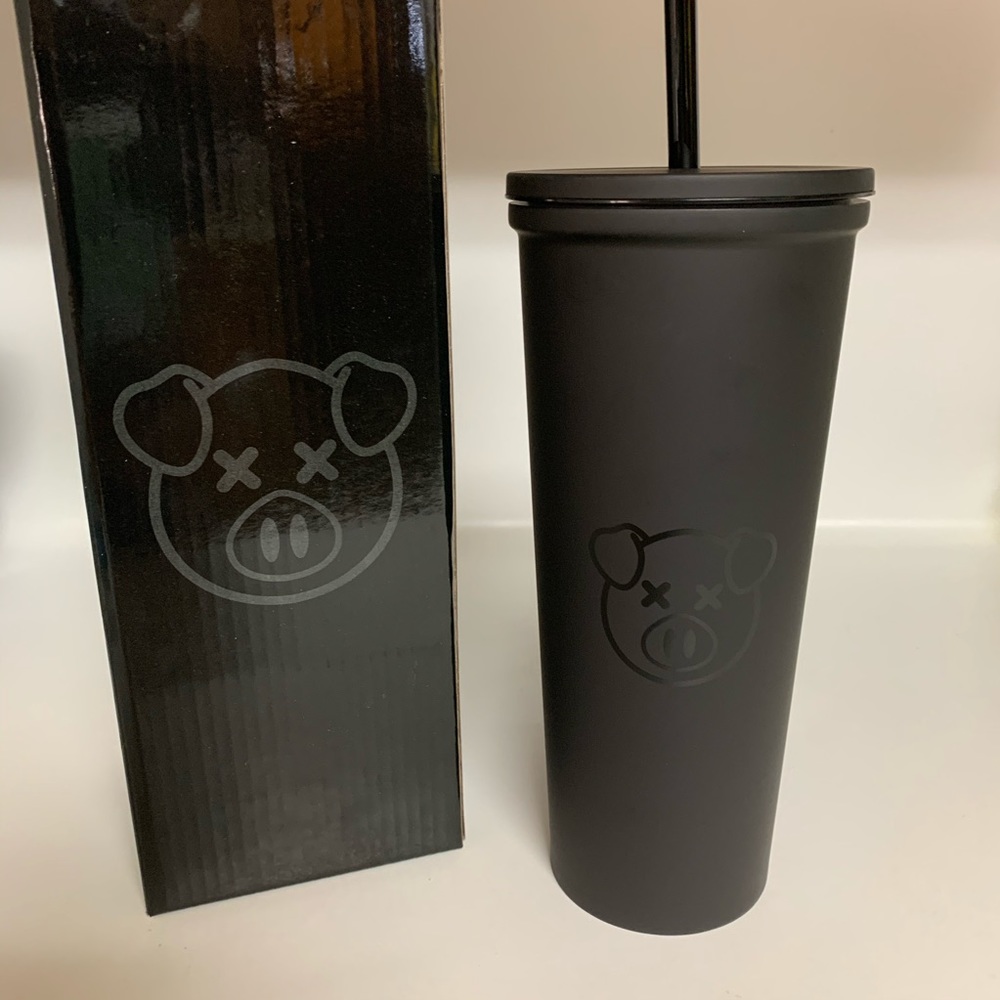 Shane Dawson Jeffree Star Pig logo tumbler